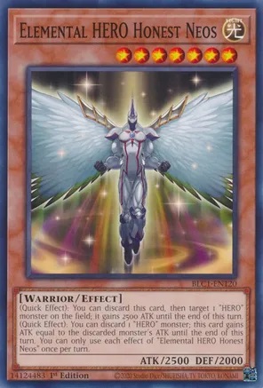 Elemental HERO Honest Neos - BLC1-EN120 - Common - 1st Edition