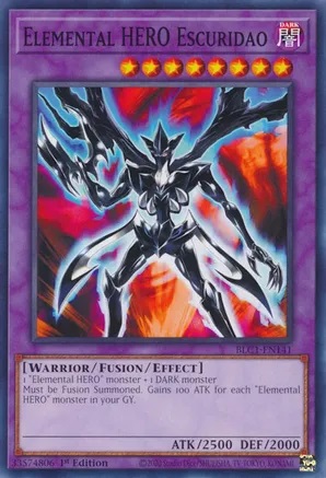 Elemental HERO Escuridao - BLC1-EN141 - Common - 1st Edition