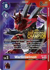 WarGrowlmon - EX3-062 - U (2023 Regionals Champion) - Foil