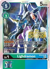 Lighdramon - BT8-053 - R (2022 Championship Offline Regional) (Online Champion) - Foil
