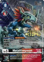 MetalGreymon - BT8-067 - R (Digimon 3-On-3 November 2023 Top 4) - Foil