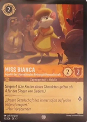 Miss Bianca - Rescue Aid Society Agent - 10/204 - Common - Cold Foil