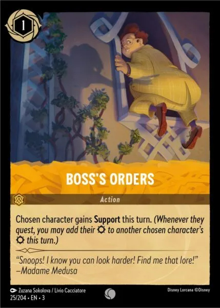 Bosss Orders - 25/204 - Common - Cold Foil