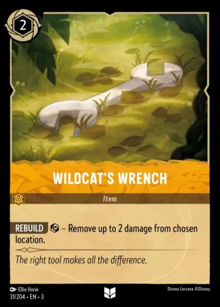 Wildcats Wrench - 31/204 - Uncommon - Cold Foil