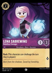 Lena Sabrewing - Rebellious Teenager - 43/204 - Common - Cold Foil