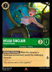 Helga Sinclair - Vengeful Partner - Rare - Cold Foil