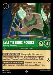 Lyle Tiberius Rourke - Cunning Mercenary - 78/204 - Super Rare - Cold Foil