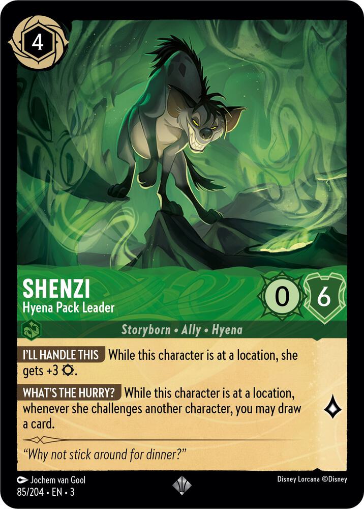 Shenzi - Hyena Pack Leader - 85/204 - Super Rare