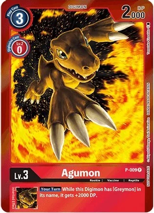 Agumon - P-009 - P (Gift Box 2022) - Foil
