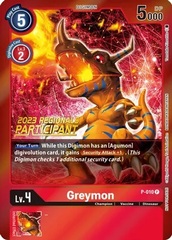 Greymon - P-010 - P (2023 Regionals Participant) - Foil