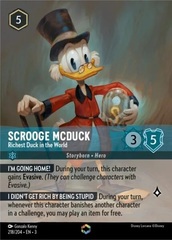 Scrooge McDuck - Richest Duck in the World - 218/204 - Enchanted - Holofoil