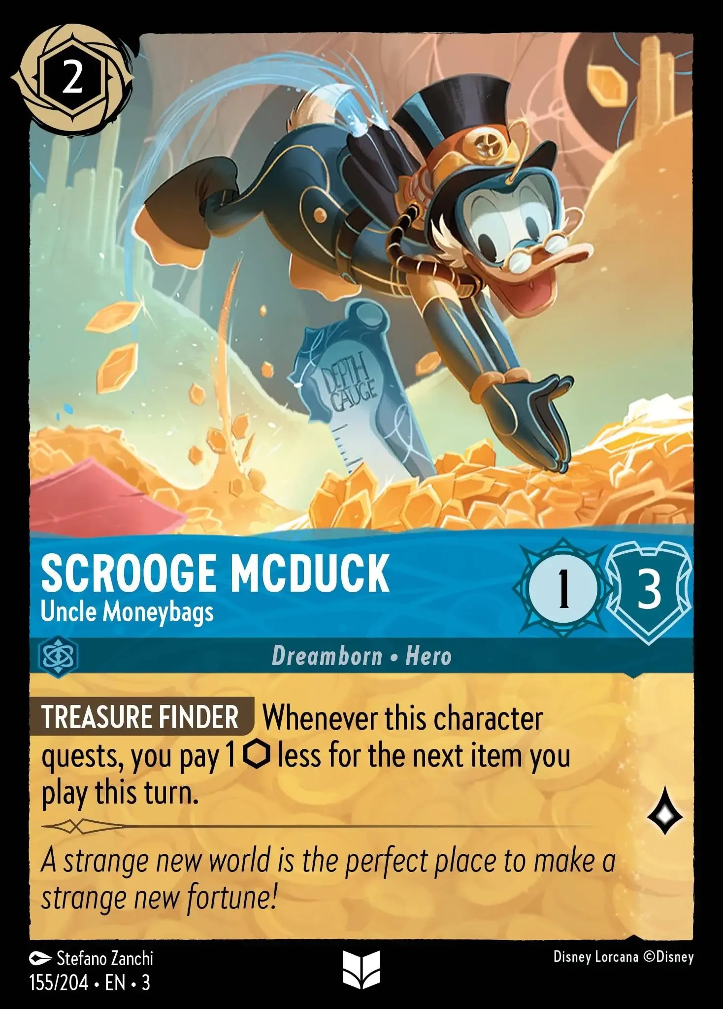 Scrooge McDuck - Uncle Moneybags - 155/204 - Uncommon