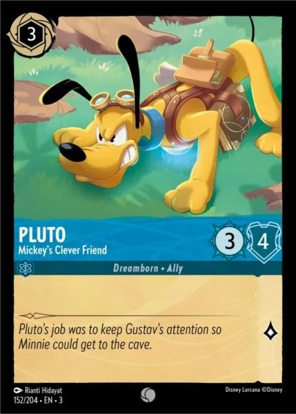 Pluto - Mickeys Clever Friend - 152/204 - Common