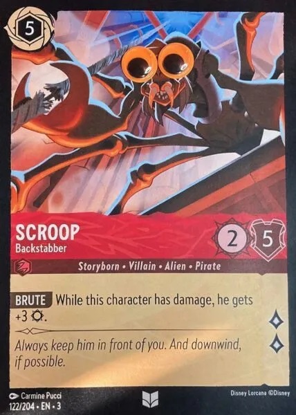 Scroop  Backstabber - 122/204 - Uncommon