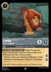 Simba - Fighting Prince - 192/204 - Super Rare - Cold Foil