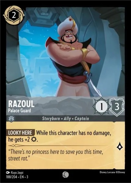 Razoul - Palace Guard - 188/204 - Common - Cold Foil