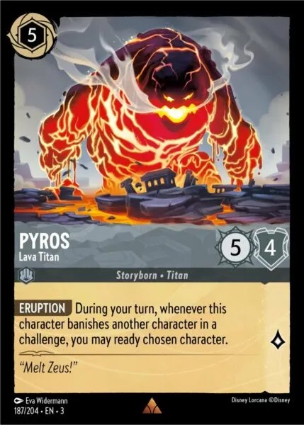 Pyros - Lava Titan - 187/204 - Rare - Cold Foil