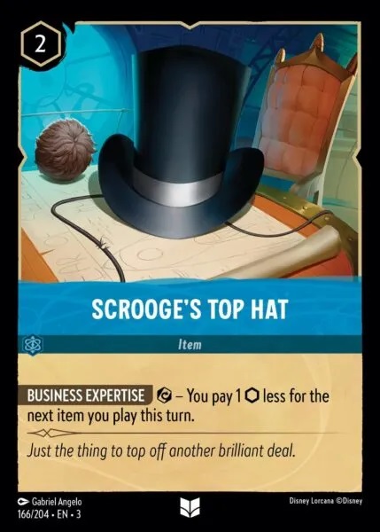 Scrooges Top Hat - 166/204 - Uncommon - Cold Foil