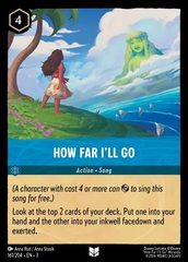 How Far I'll Go - 161/204 - Uncommon - Cold Foil