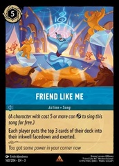 Friend Like Me - 160/204 - Rare - Cold Foil