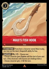 Maui's Fish Hook - 132/204 - Rare - Cold Foil