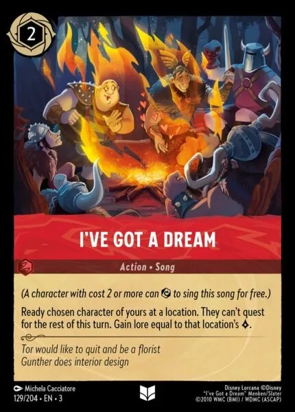 Ive Got A Dream - 129/204 - Uncommon - Cold Foil