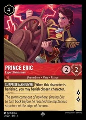 Prince Eric - Expert Helmsman - 121/204 - Super Rare - Cold Foil