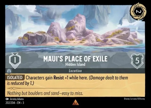 Mauis Place of Exile - Hidden Island - 202/204 - Rare