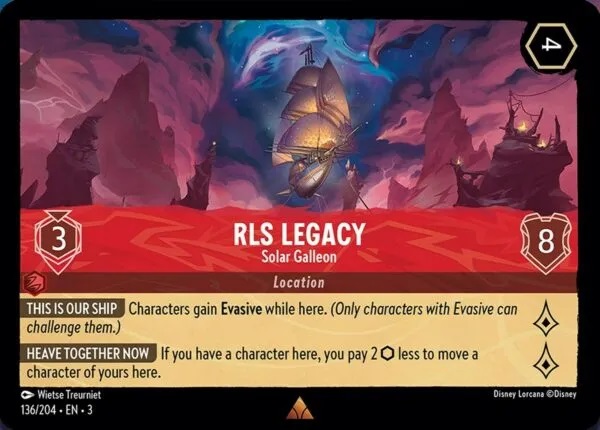 RLS Legacy - Solar Galleon - 136/2044 - Rare