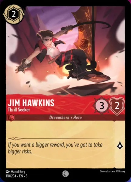 Jim Hawkins - Thrill Seeker - 110/204 - Common