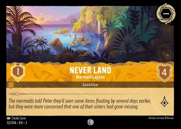 Never Land - Mermaid Lagoon - 32/204 - Common