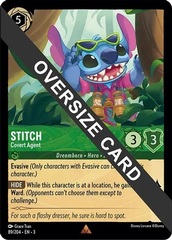 Stitch - Covert Agent (Oversized) - 89/204 - Rare - Cold Foil