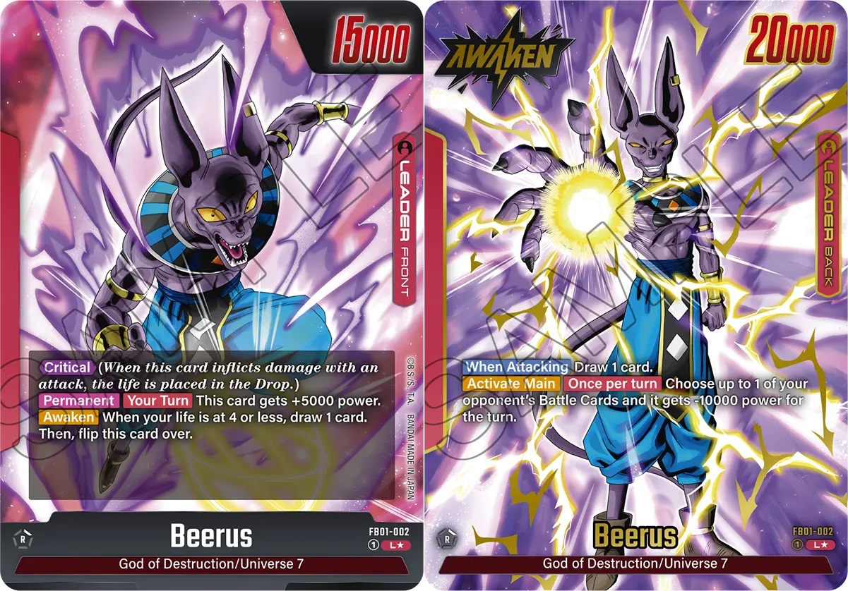 Beerus - FB01-002 - L - Alternative Art - Holofoil
