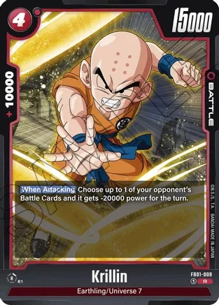 Krillin - FB01-008 - R - Holofoil