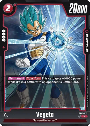 Vegeta - FB01-027 - R - Holofoil