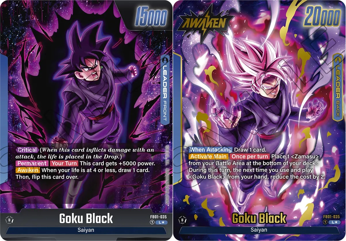 Goku Black - FB01-035 - L - Alternative Art - Holofoil