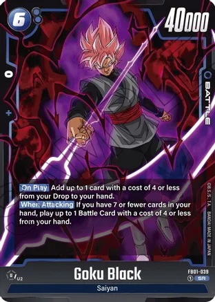 Goku Black - FB01-039 - SR - Holofoil