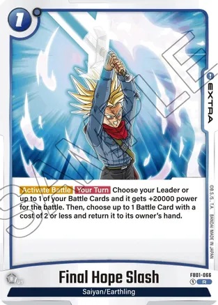 Final Hope Slash  - FB01-066 - R - Holofoil