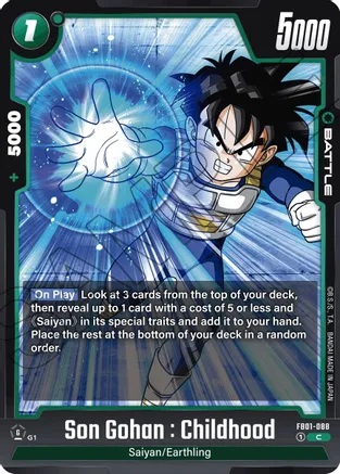 Son Gohan : Childhood - FB01-088 - C