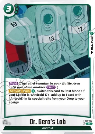 Dr. Geros Lab - FB01-102 - R - Holofoil
