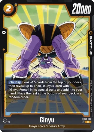 Ginyu - FB01-108 - R - Holofoil
