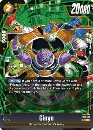 Ginyu - FB01-109 - SR - Holofoil