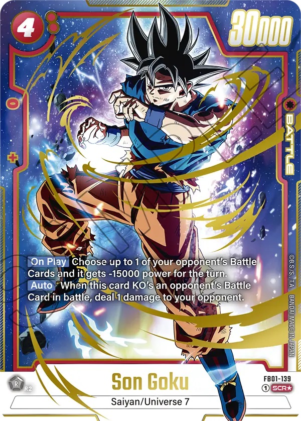 Son Goku - FB01-139 - SCR - Alternative Art - Holofoil