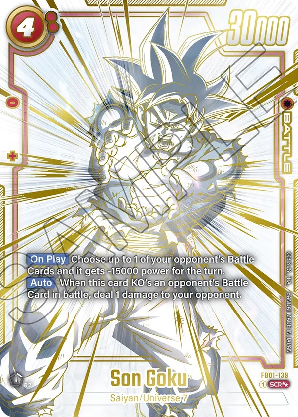 Son Goku - FB01-139 - SCR - Alternative Art 2 - Holofoil