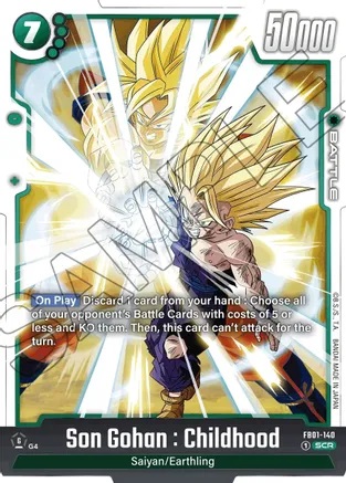 Son Gohan : Childhood - FB01-140 - SR - Holofoil