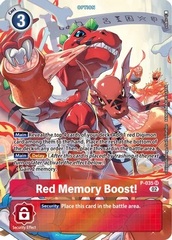 Red Memory Boost! - P-035 - P (Digimon Adventure Box 2) - Foil