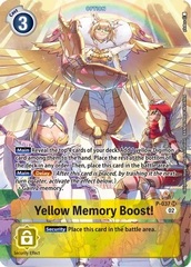 Yellow Memory Boost! - P-037 - P (Digimon Adventure Box 2) - Foil