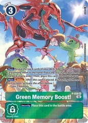 Green Memory Boost! - P-038 - P (Digimon Adventure Box 2) - Foil