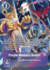 Purple Memory Boost! - P-040 - P (Digimon Adventure Box 2) - Foil