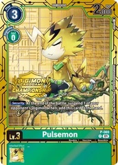 Pulsemon - P-069 - P (Championship 2023 Gold Card Set) - Foil